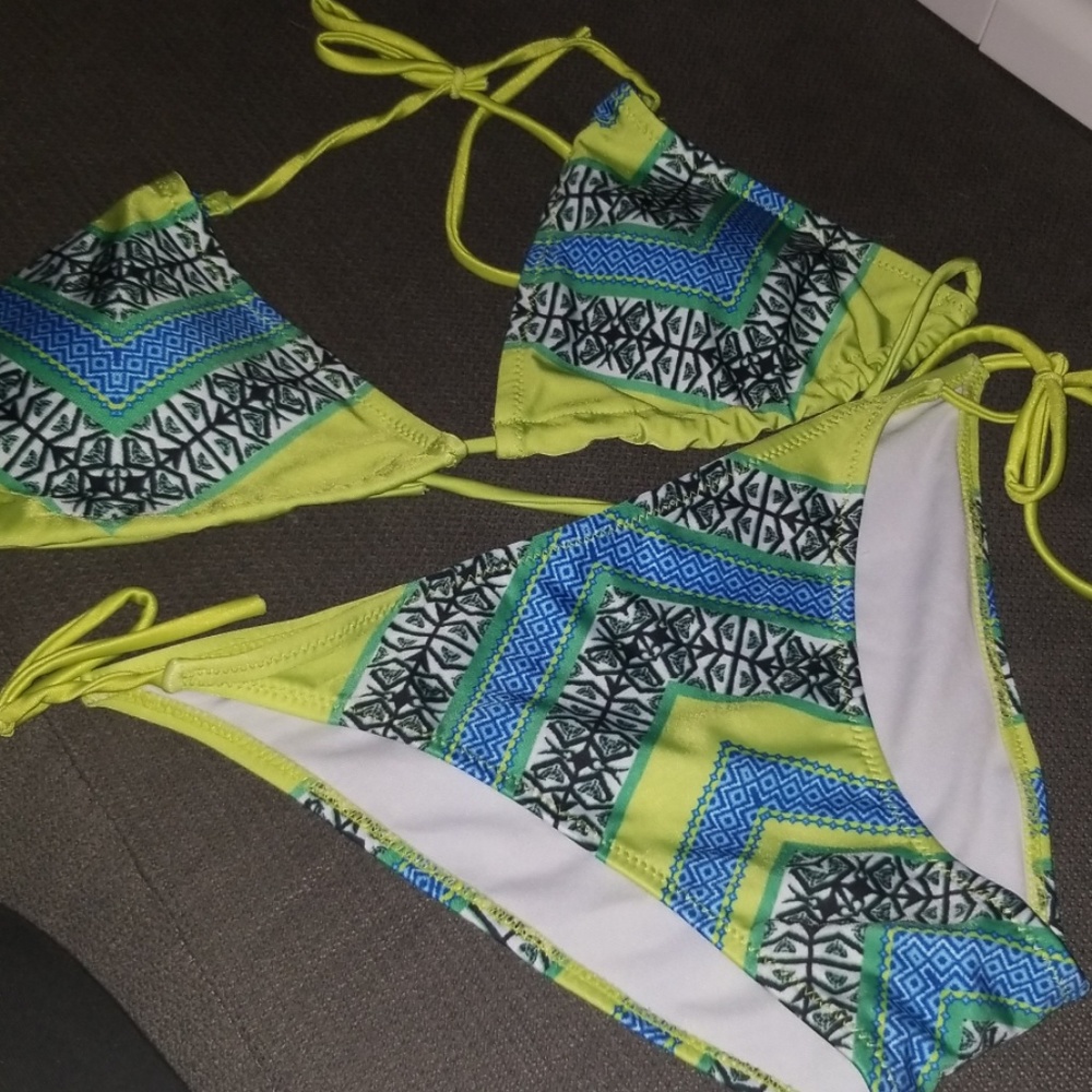 Colorful and bright bikini set
